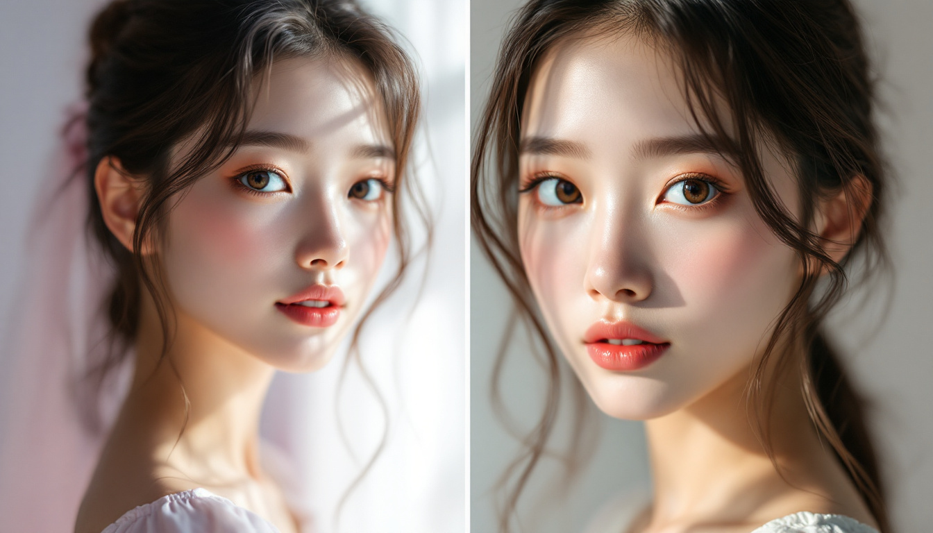 A real portrait photo converted to anime style using AI, showing the before-and-after transformation