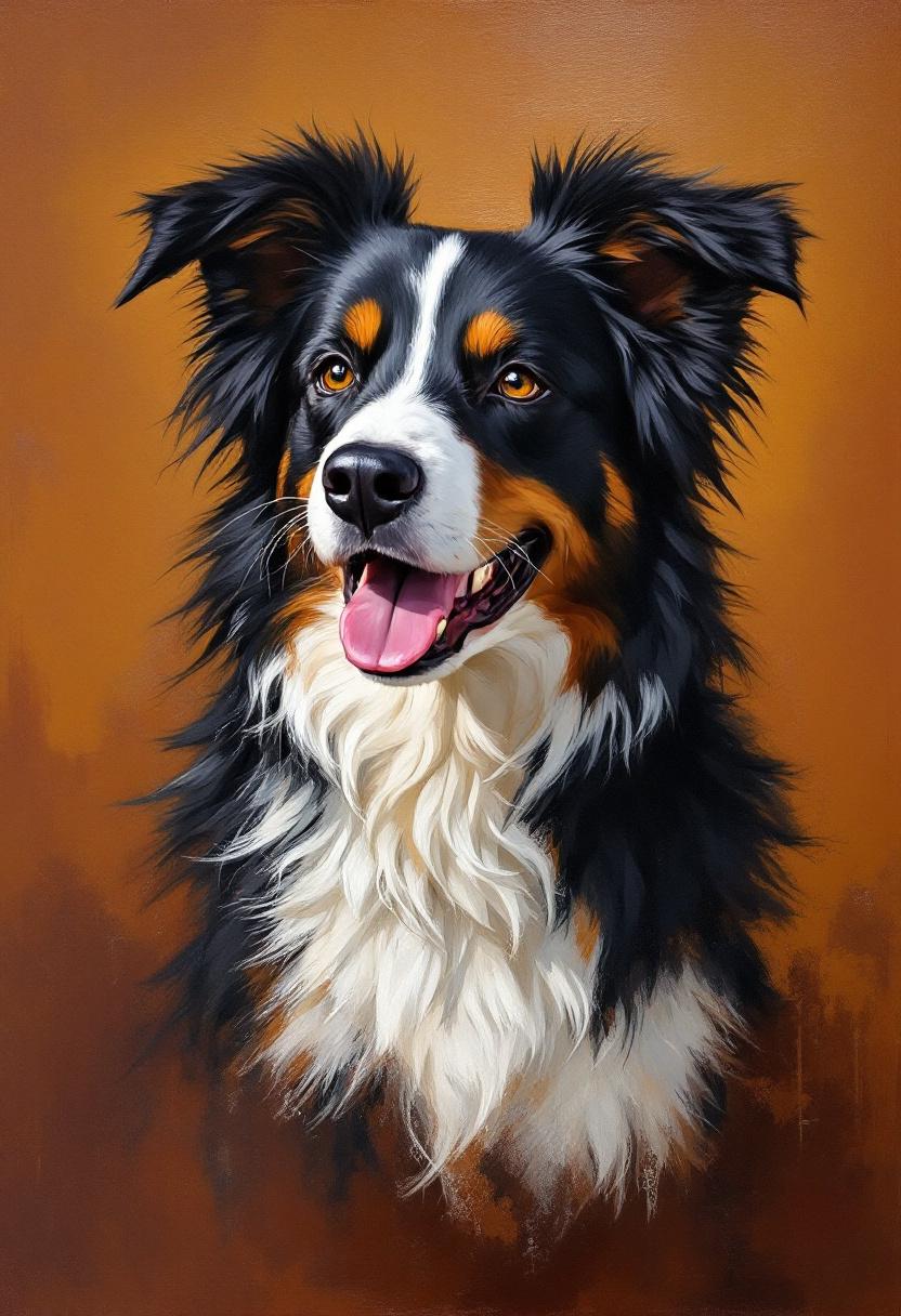 Oil Painting pet portrait
