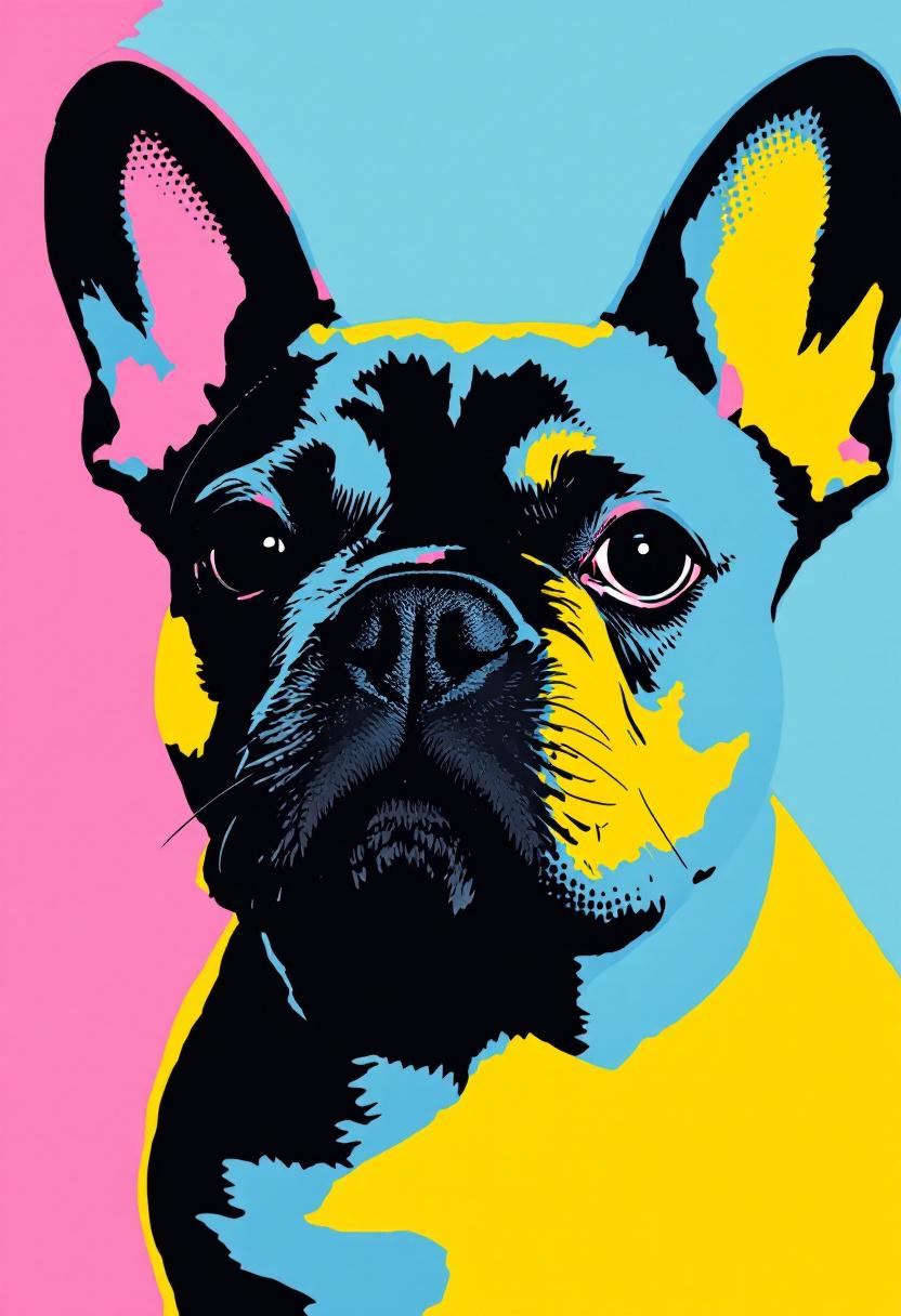 Pop Art pet portrait